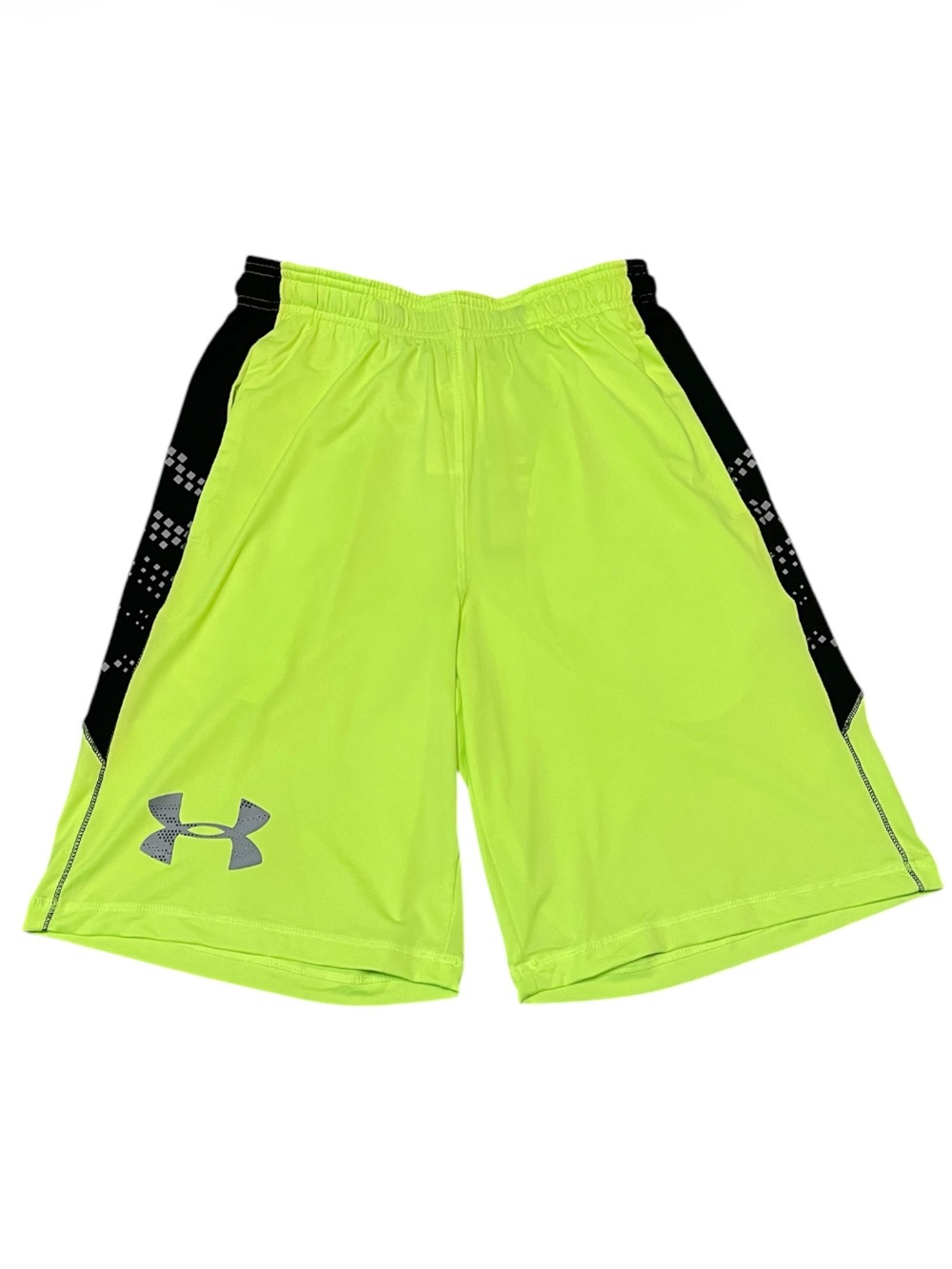 NWT Men's Under Armour Loose Fit Heat Gear Hi Vis Athletic Shorts Size Small